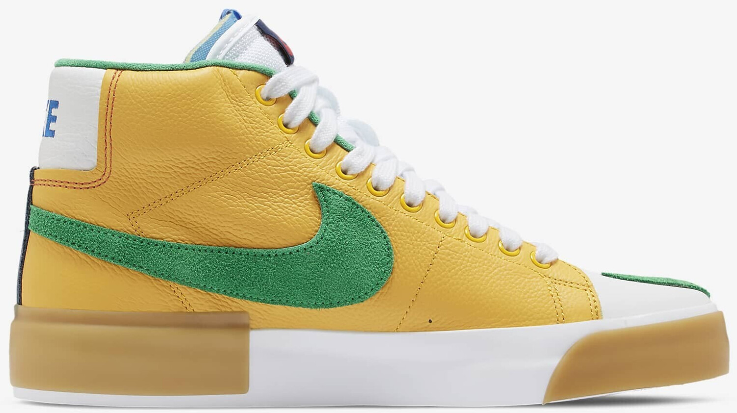 nike blazer green orange