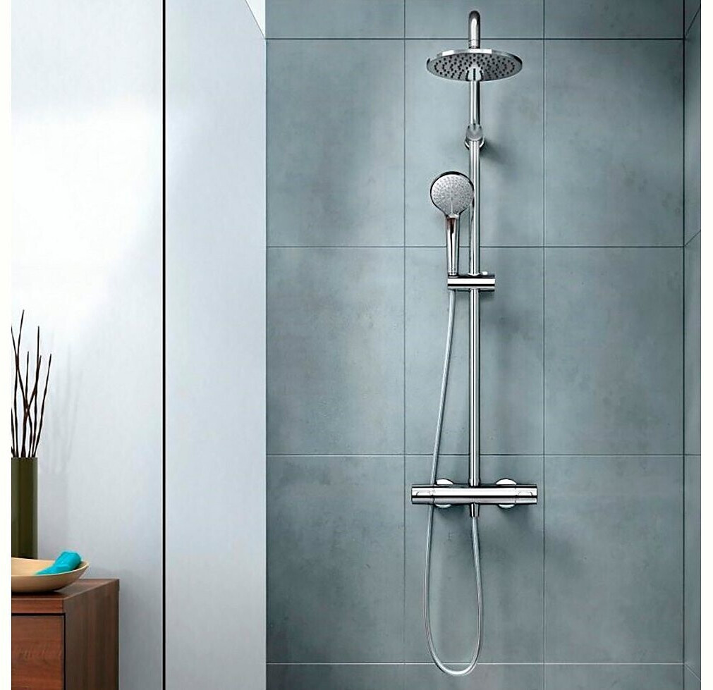 Ideal Standard Idealrain Evo Handbrause-Set Aufputz Chrom – Mit 3 Strahlarten & Navigo-Umschaltung