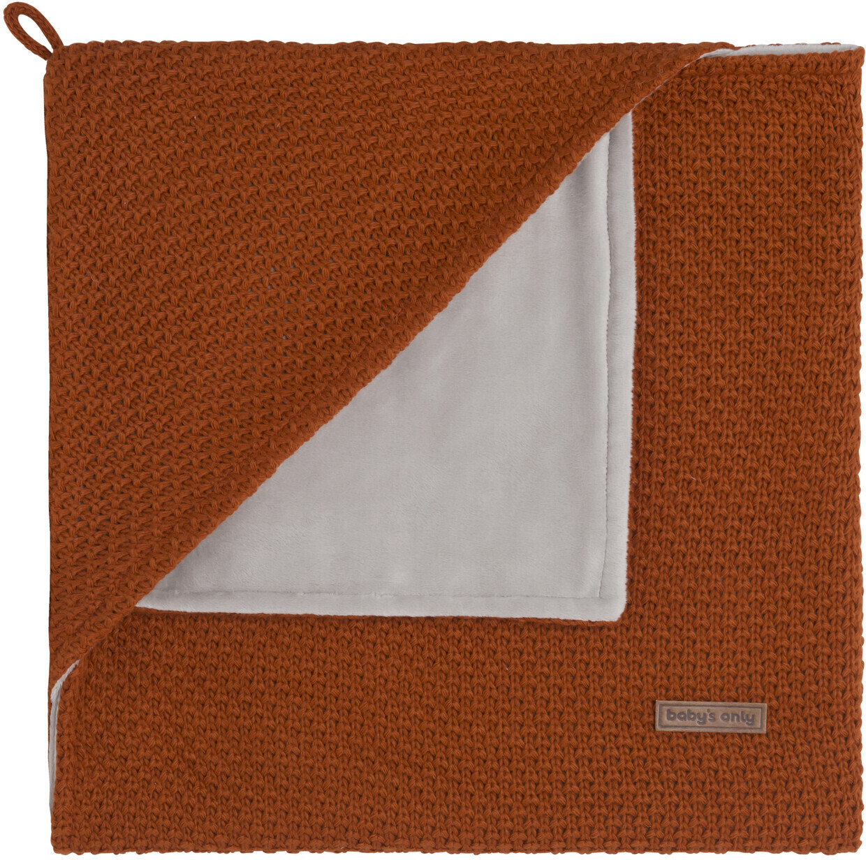 baby's only Hooded Blanket Flavor rust