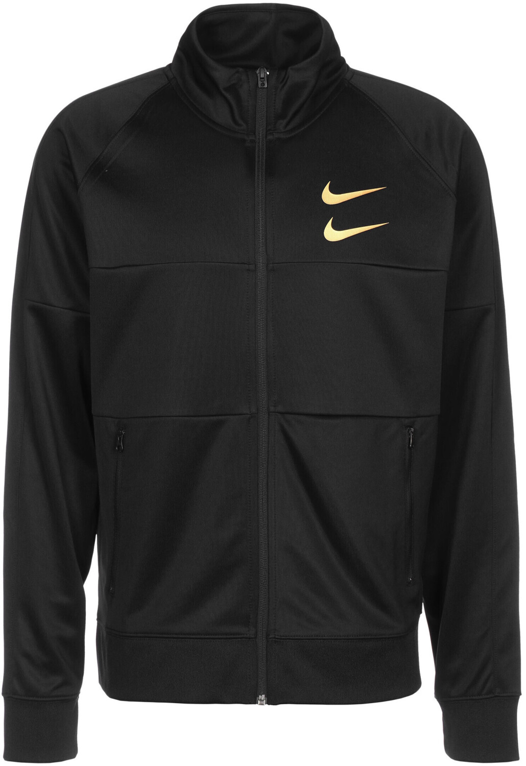 Nike padded jacket with back swoosh in stone sales