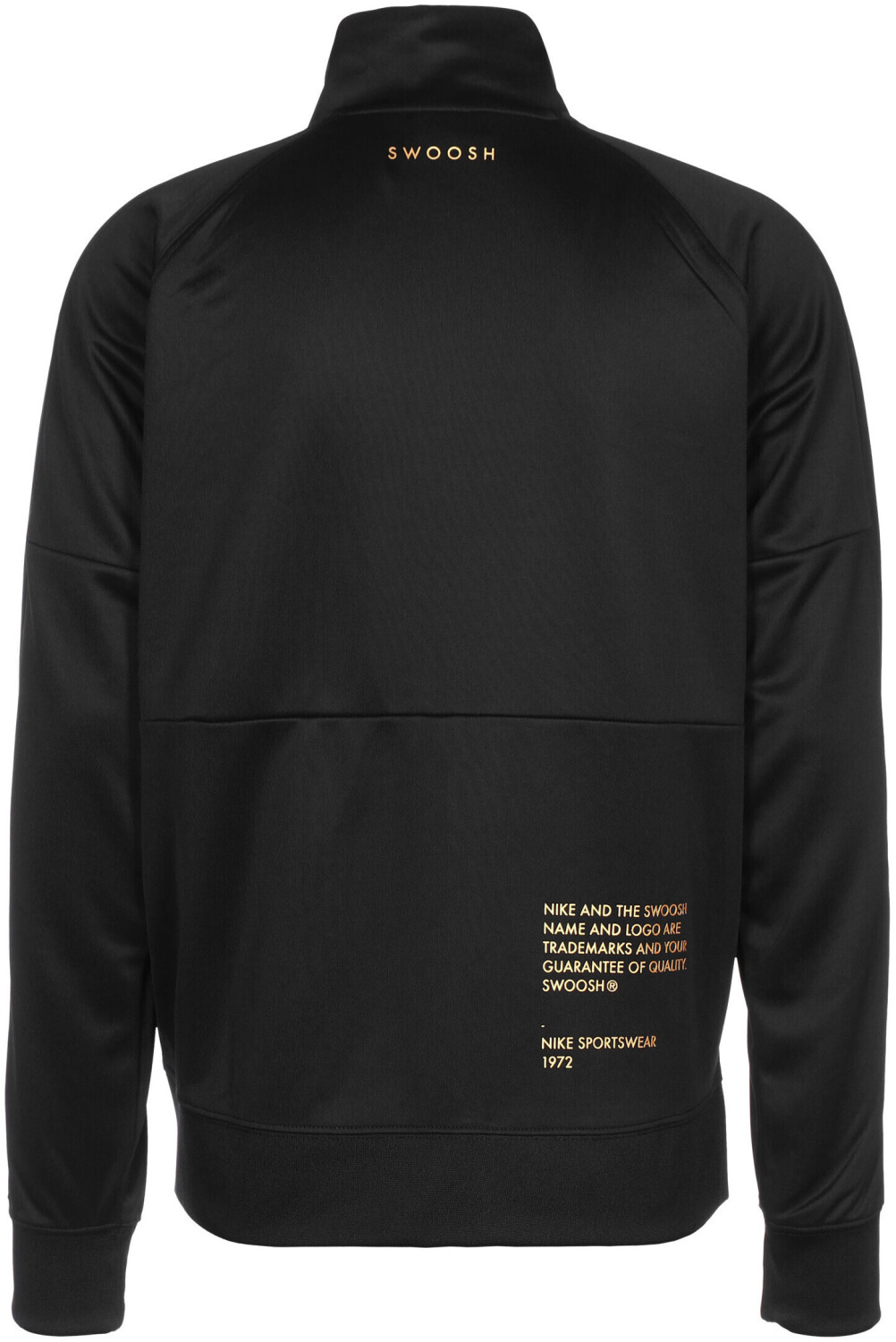womens nike black with gold swoosh
