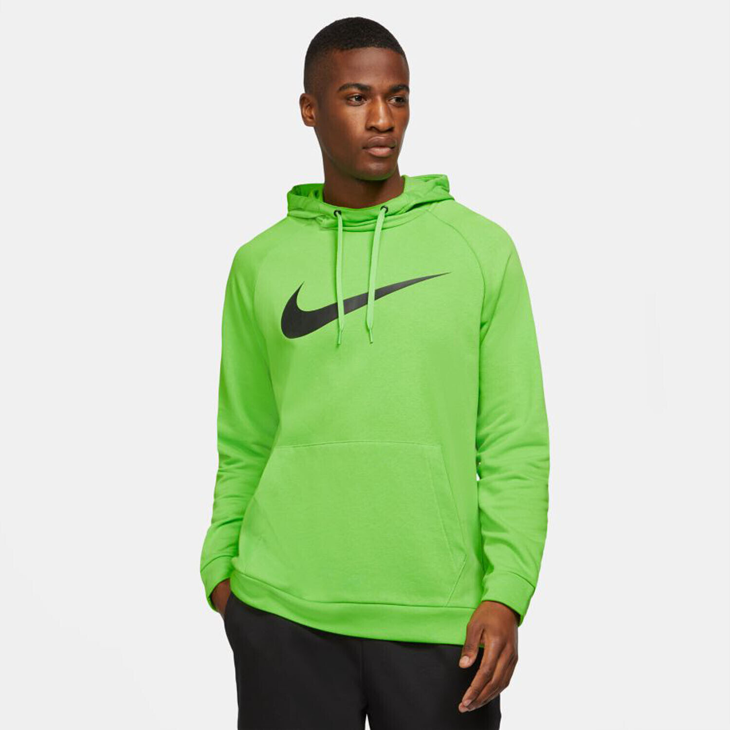 Buy Nike Pullover Training Hoodie Dri-FIT (CZ2425) mean green/black ...