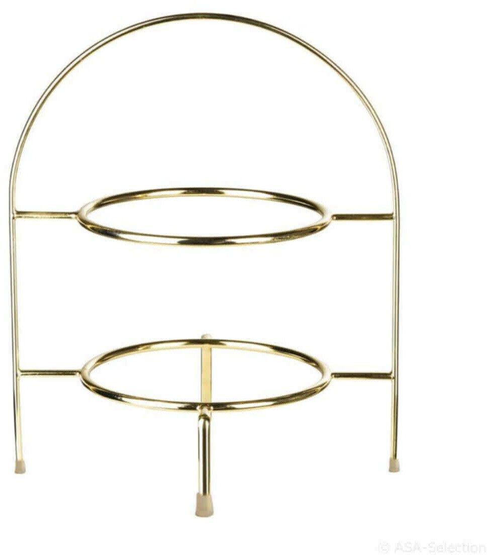ASA Etagere two-tier (without plate) gold coated