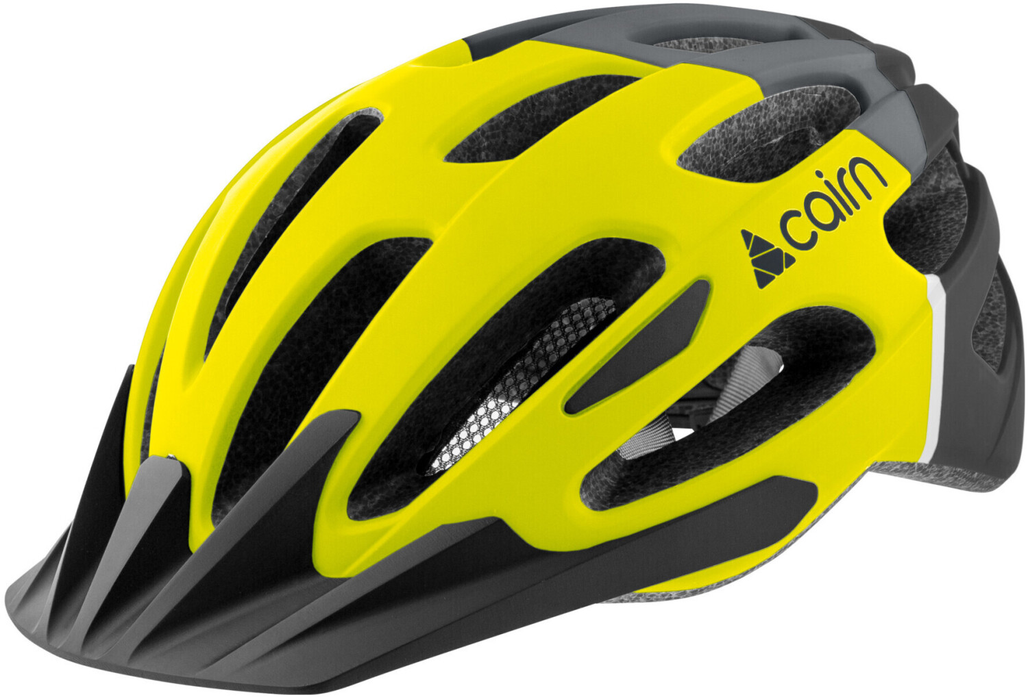 Photos - Bike Helmet Cairn Cair Cair Prism XTR Neon Yellow Black 