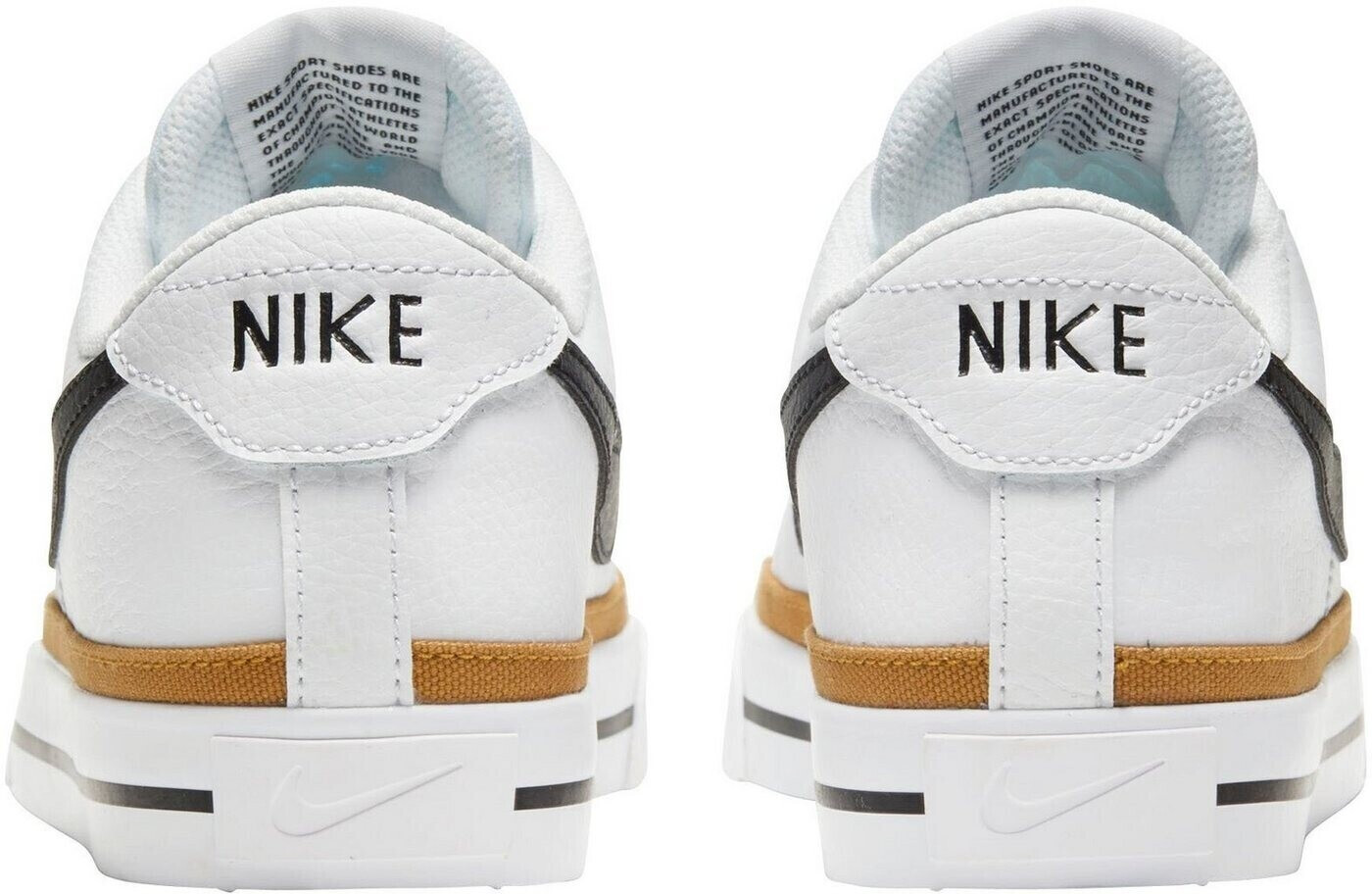 nike court legacy women's sneakers white black desert