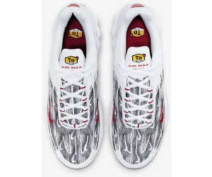 air max plus black/black/university red