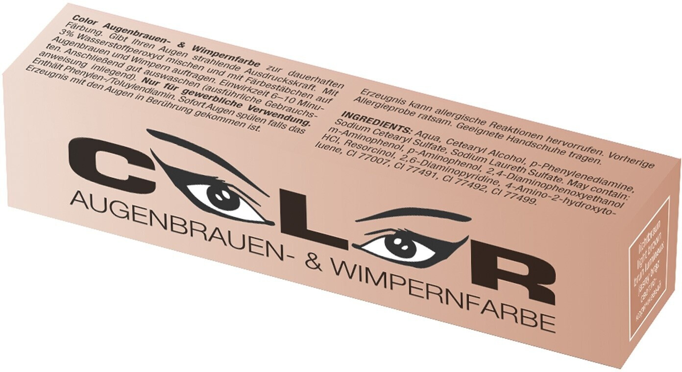 Sibel Augenbrauen- & Wimpernfarbe Naturbraun – Für Langanhaltende Färbung, Bis Zu 6 Wochen Haltbar