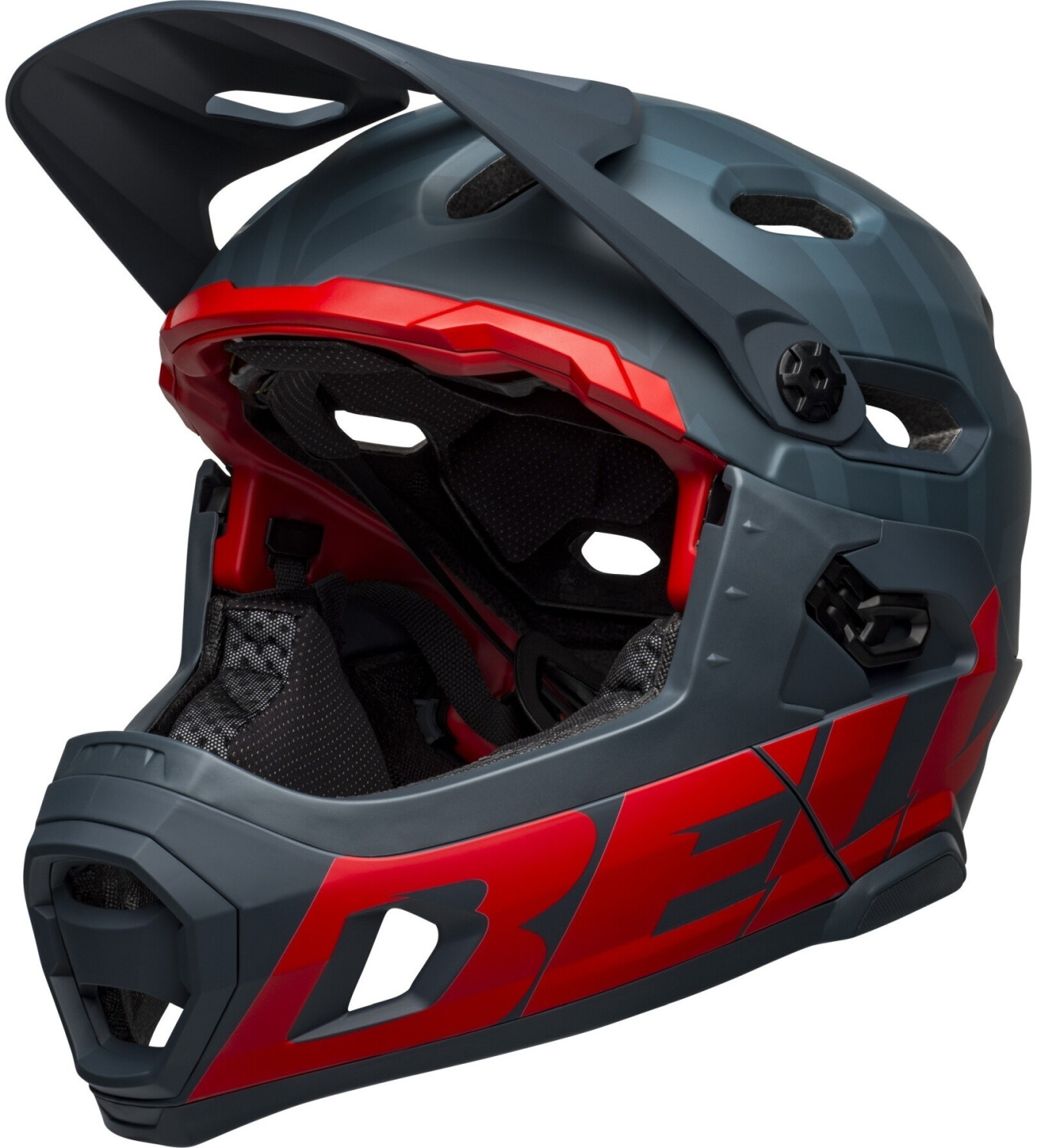 Bell Super DH Mips prime matte blue/crimson