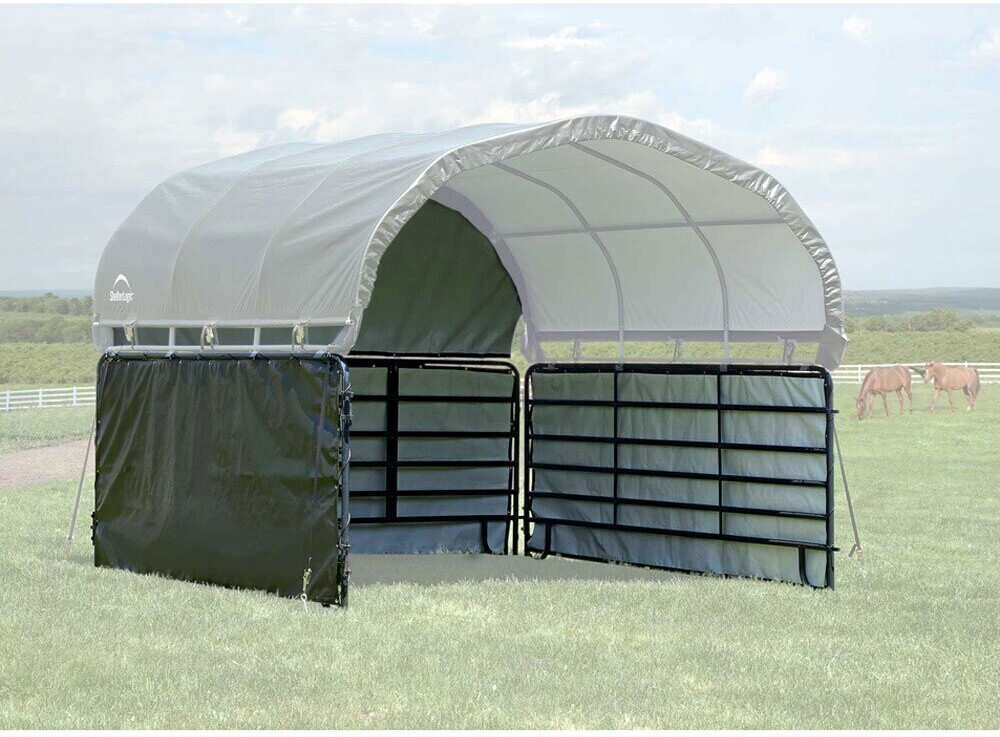 ShelterLogic Weidezeltüberdachung 370 x 370 cm ab 120,99 € | Preisvergleich  bei