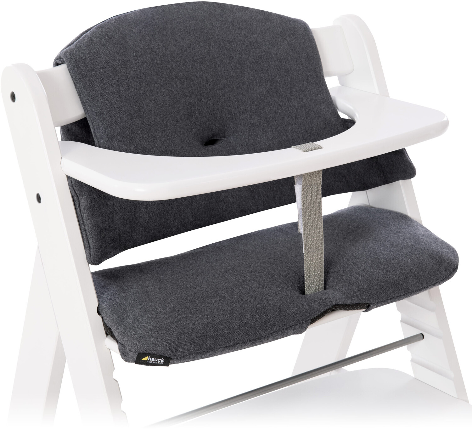 Hauck Highchair Pad Select Jersey charcoal