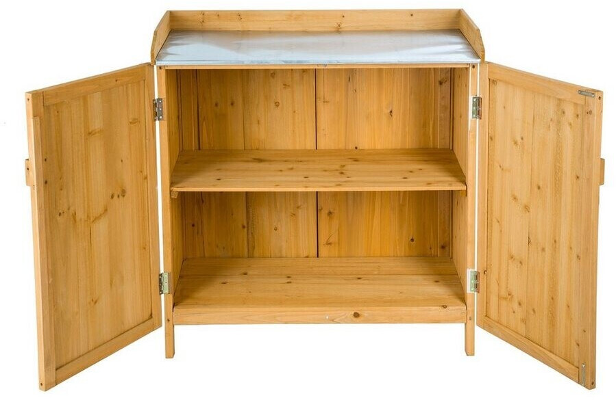 TecTake Pflanztisch mit Unterschrank