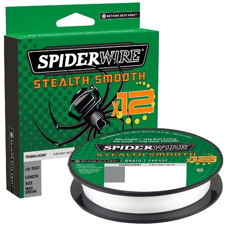 Spiderwire Stealth Smooth 12 Braid Translucent 150 m