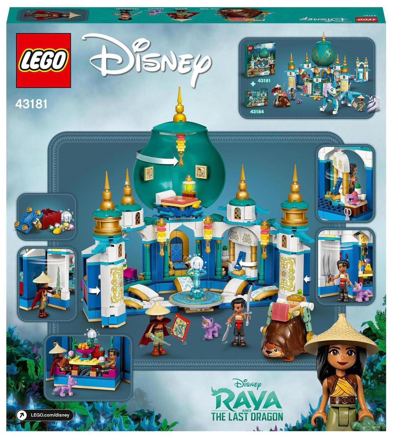 Lego Disney Raya And Sisu Dragon Building Toy 43184 : Target