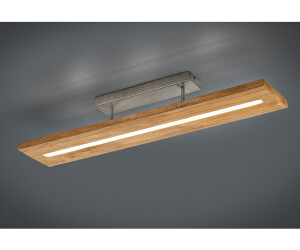 Trio Brad LED Holz-Deckenleuchte mit Switch DImmer 100cm (623710130) ab  129,99 € | Preisvergleich bei