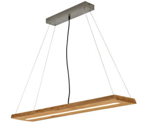 Trio Brad LED Holz-Deckenleuchte mit Preisvergleich bei ab 100cm € Switch 122,95 | Dimmer (323710130)
