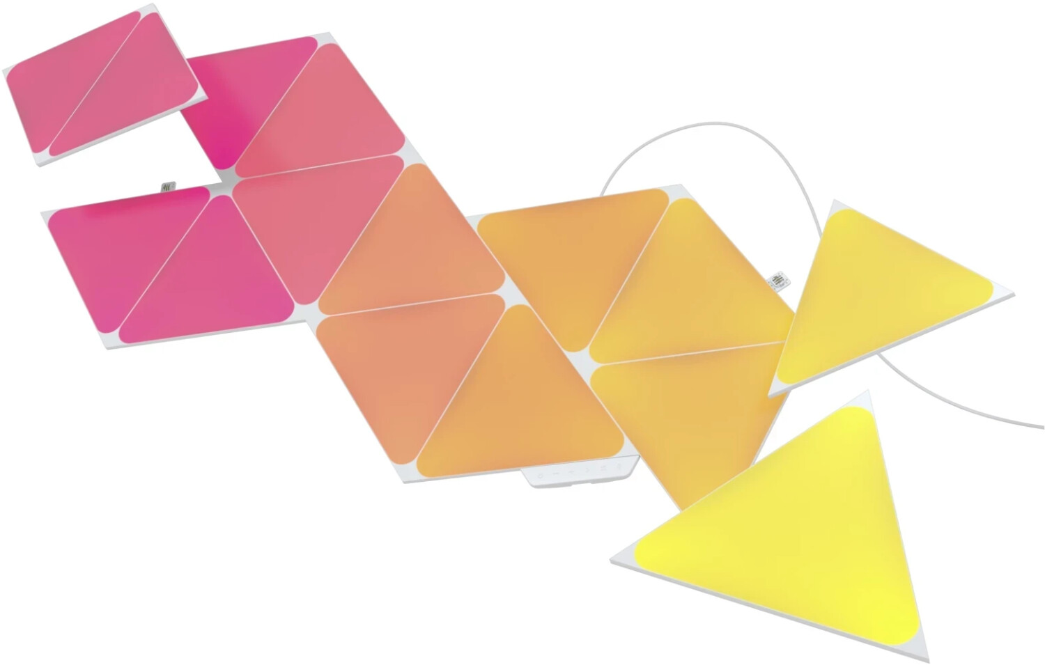 Nanoleaf Shapes Triangles Starter 15er-Set Preisvergleich Kit (NL47-6002HX-15PK) ab € 199,90 bei 