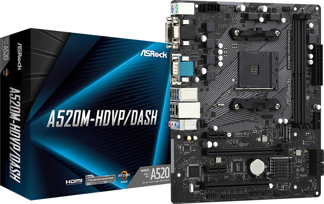 ASRock A520M-HDVP/DASH