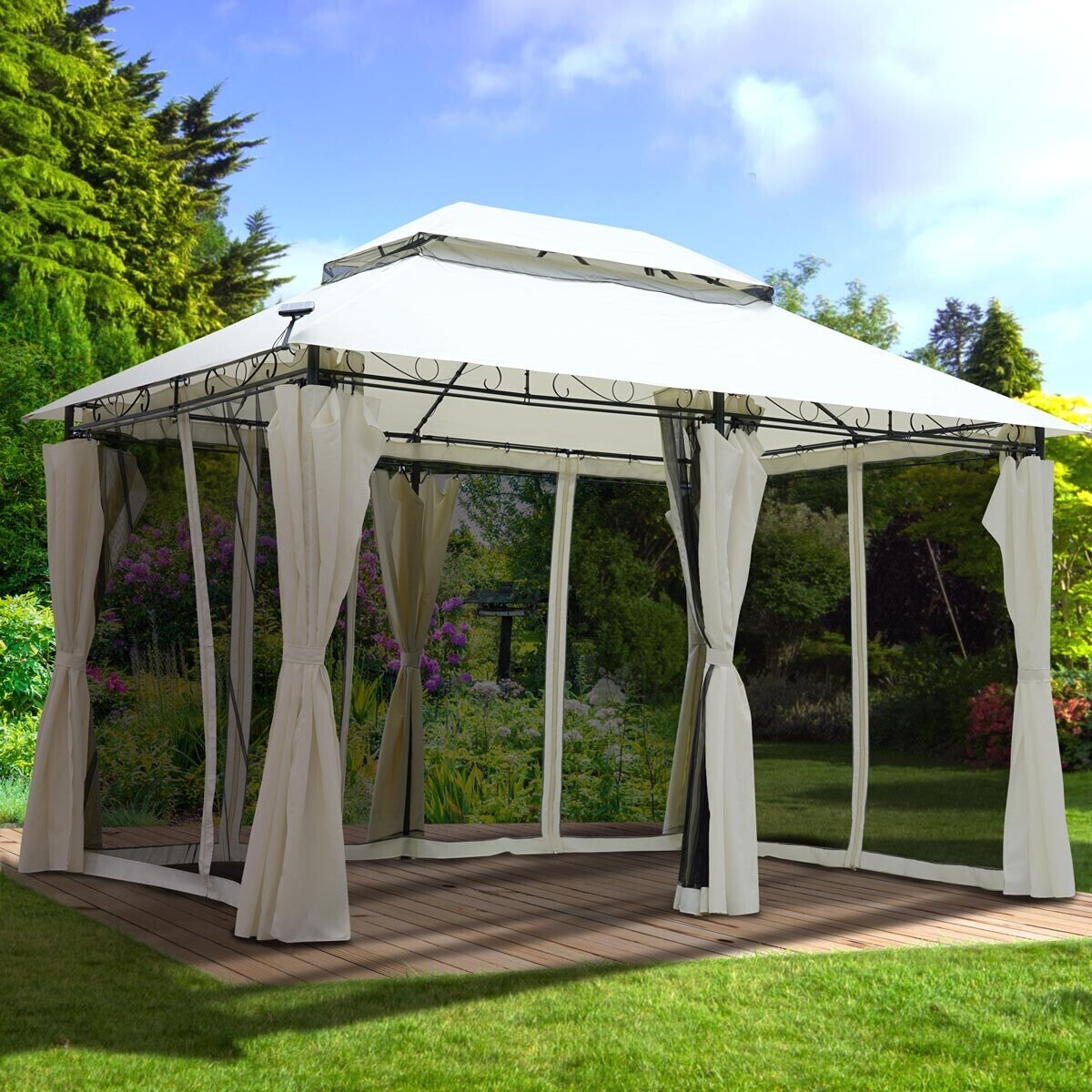 Brast Easiness 4 x 3 m with Mosquito Net and LEDs