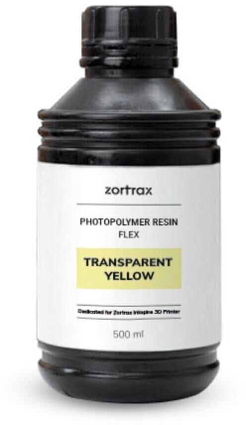 Zortrax Resin Felx Transparent Yellow 500ml