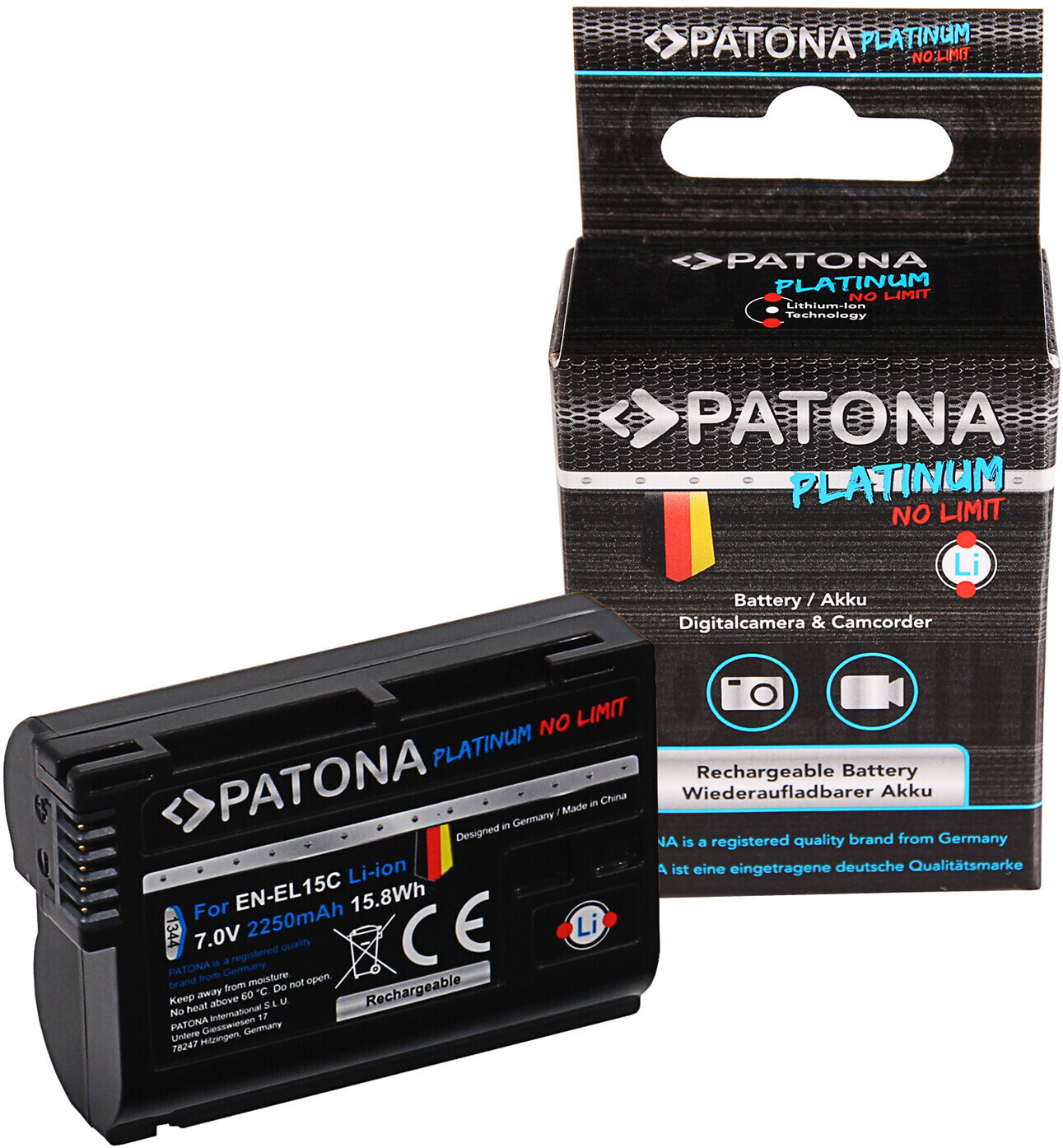 Patona Platinum Replacement Battery for EN-EL15/b/c