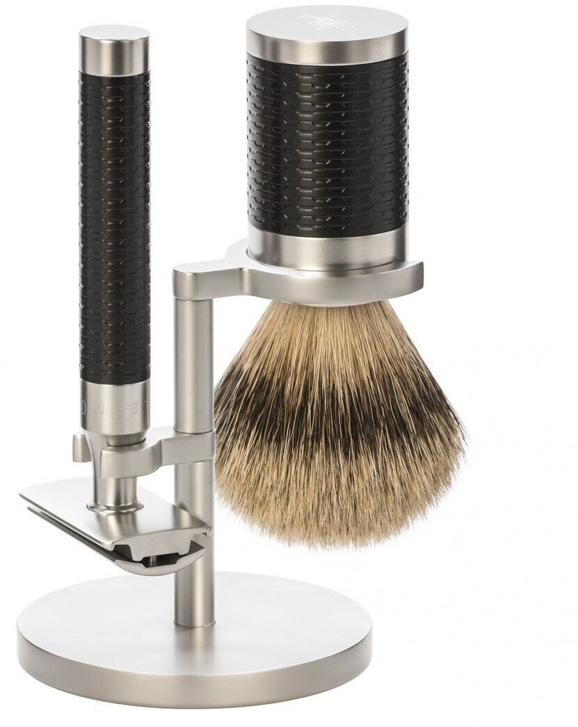 Mühle Rocca Silvertip Razor Set 3 pcs black