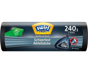 Swirl Schwerlast Säcke 240L 5 stk./ Rolle 4er Pack 