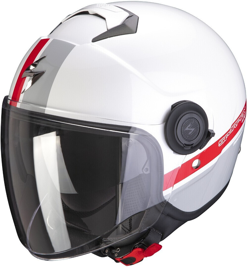 Scorpion Exo-City Strada blanc/argent/rouge