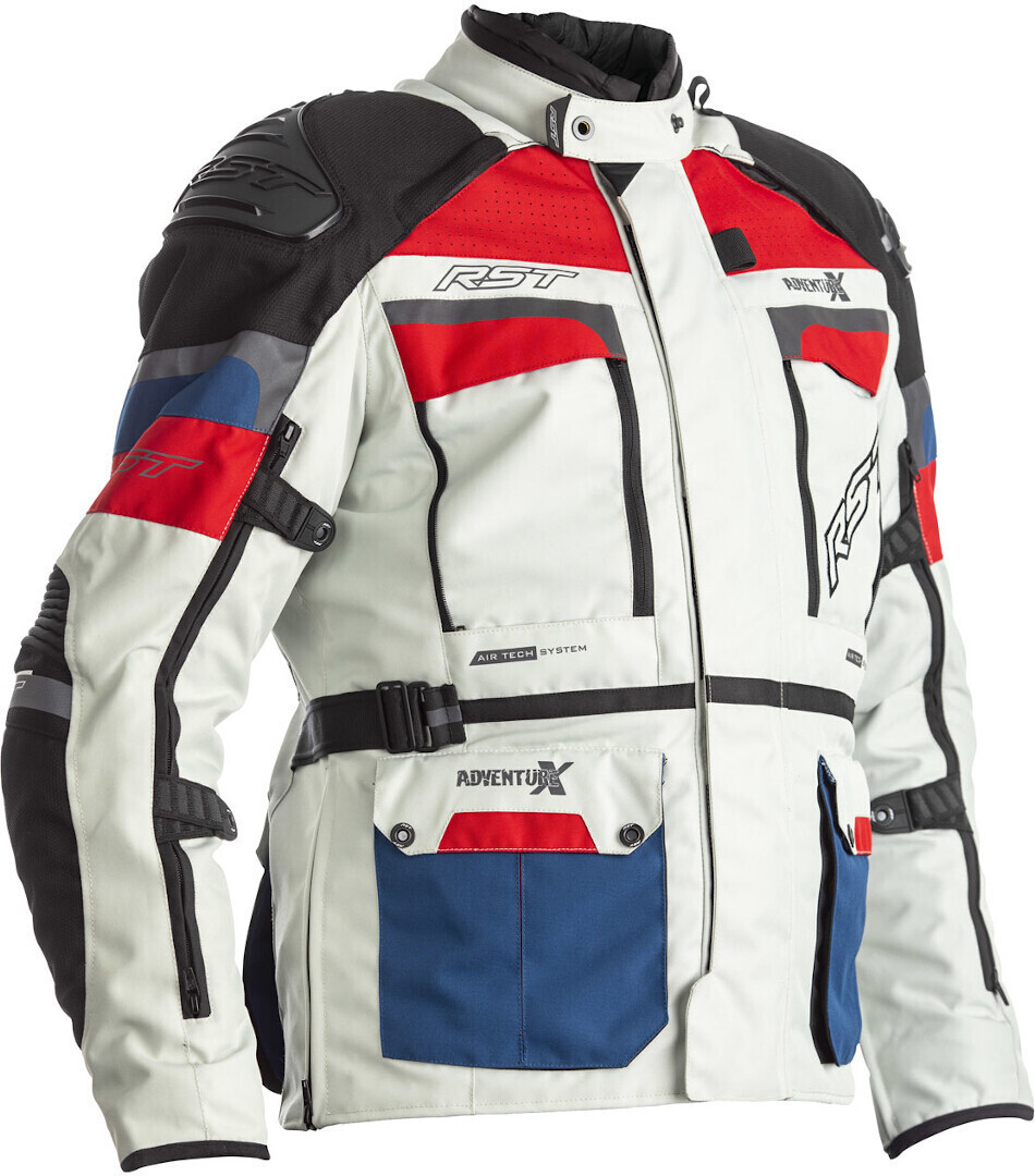 RST Veste Adventure-x blanc/bleu/rouge