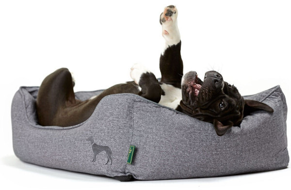 HUNTER Lit pour chien L 100x70cm Grey
