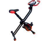 XerFit Folding Magnetic Exercise Bike Black Red
