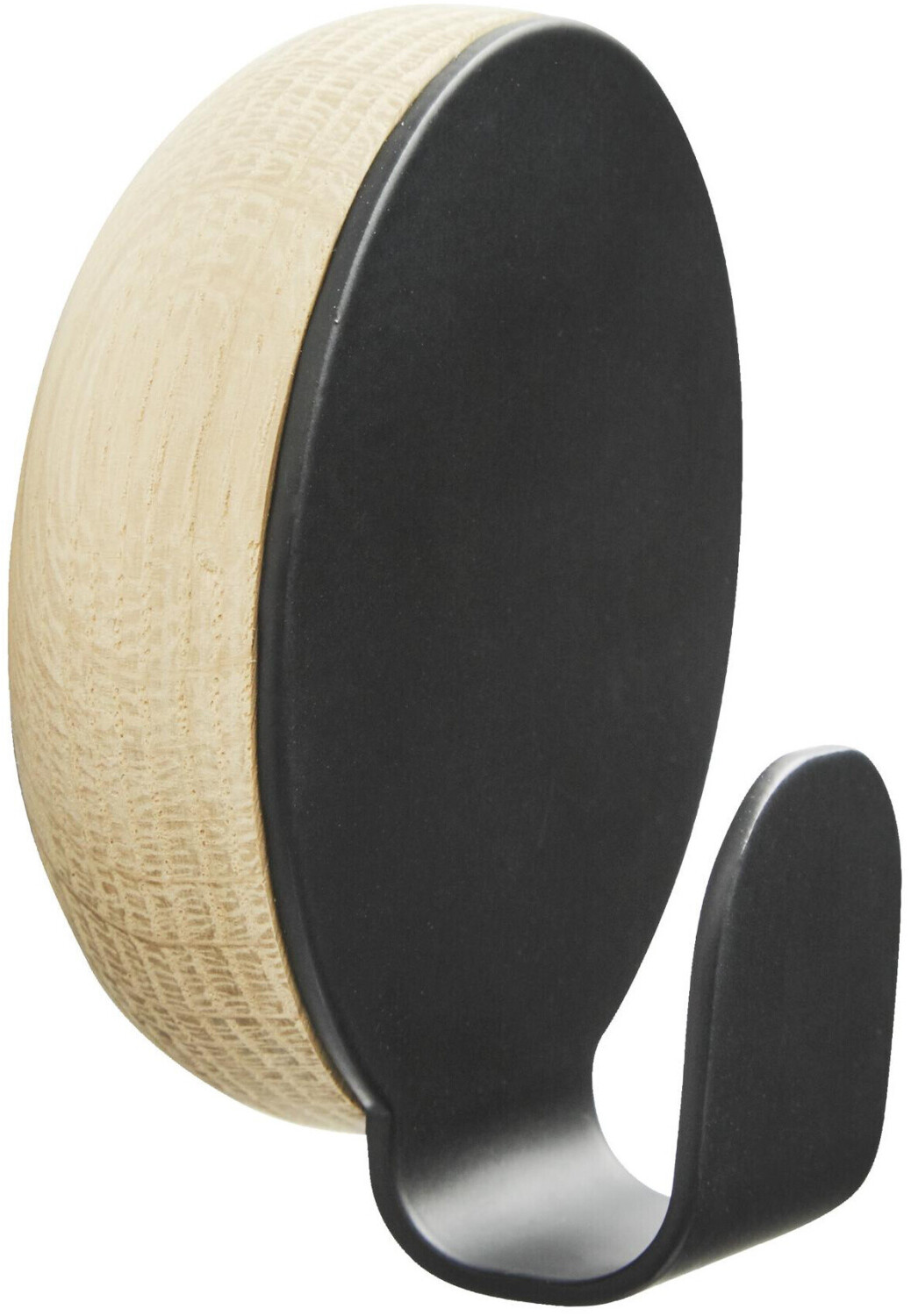 Woud Haak coat hook, oak / black