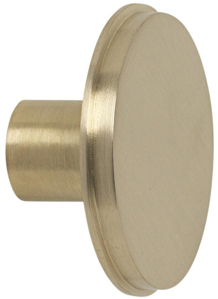 Ferm Living Brass wall hooks Ø 5cm brass