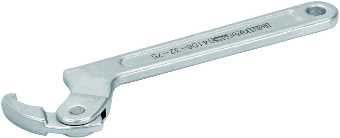 Bahco Hook wrench, adjustable, swivel head, 155-230 mm span