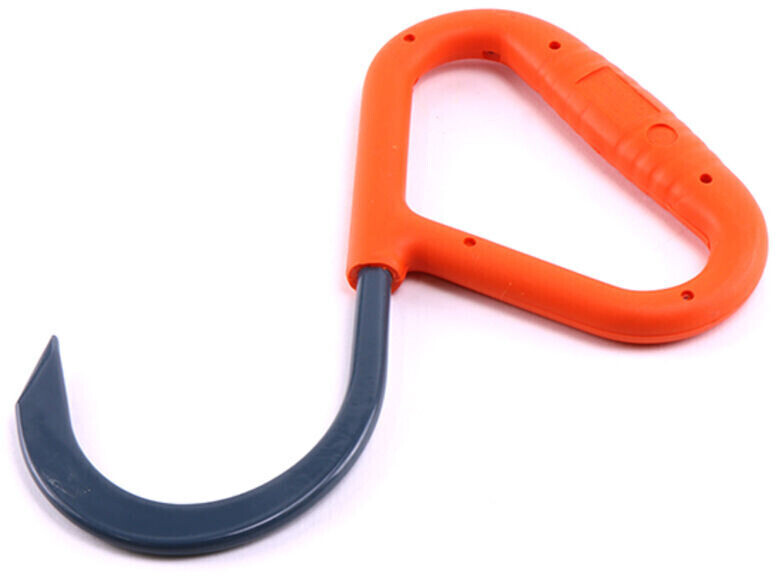 Bahco Robust, forged steel hook (sweeper or pull hook) with thermoplastic handle.