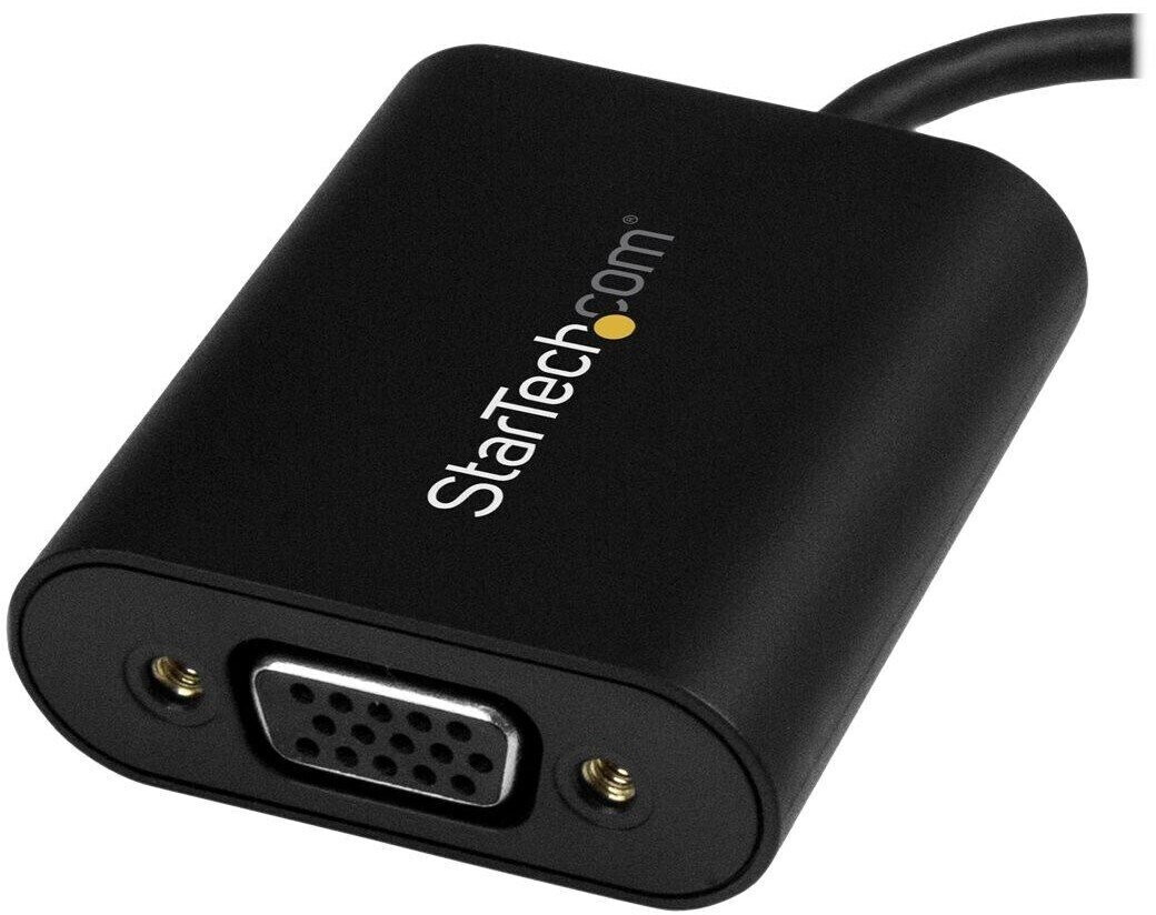 StarTech USB C To VGA Presentation Mode Adapter Black