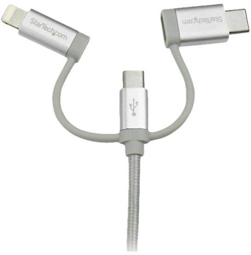 StarTech USB Multi-Charger Cable - Lightning USB-C Micro-B (1m) ab