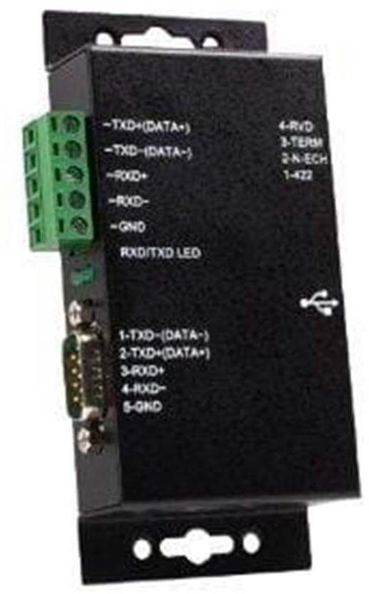 StarTech 1 Port Metal Industrial USB to RS422/RS485 Serial Adapter w/ Isolation
