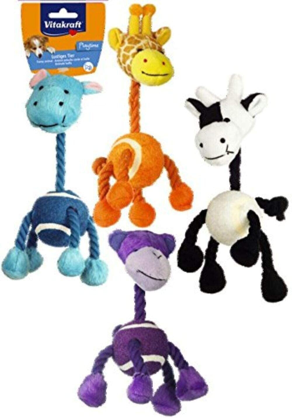 Vitakraft Animaux assortis peluche, corde et balle (28630)
