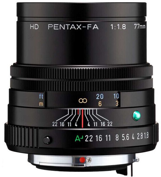 Pentax HD FA 77mm f1.8 Limited noir