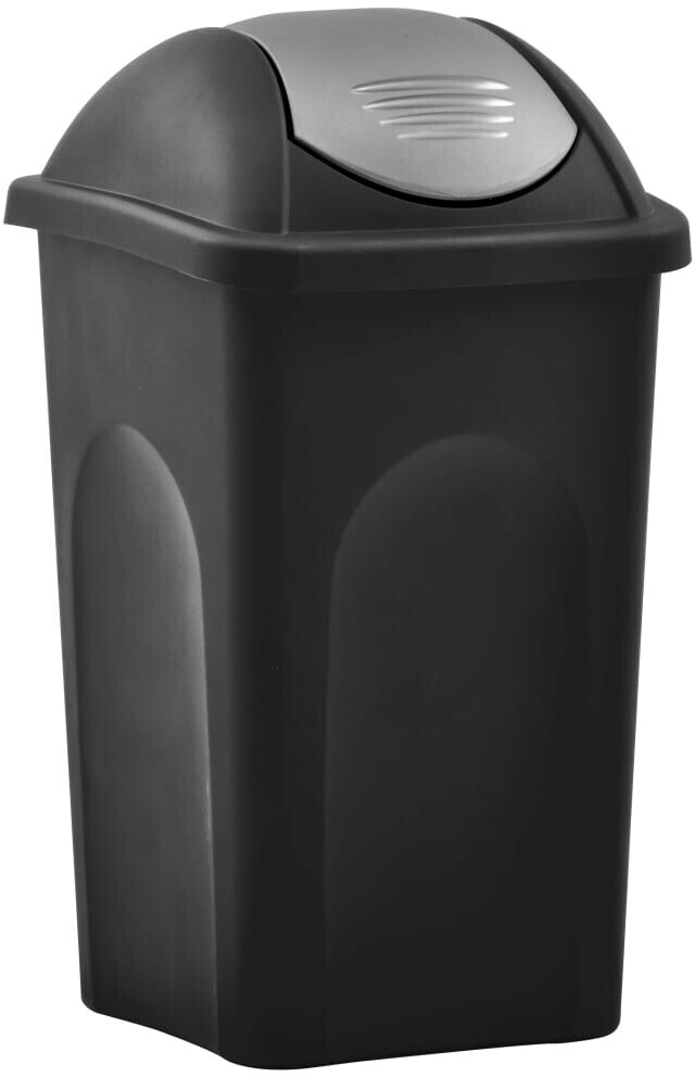 vidaXL Poubelle avec couvercle pivotant 60 L