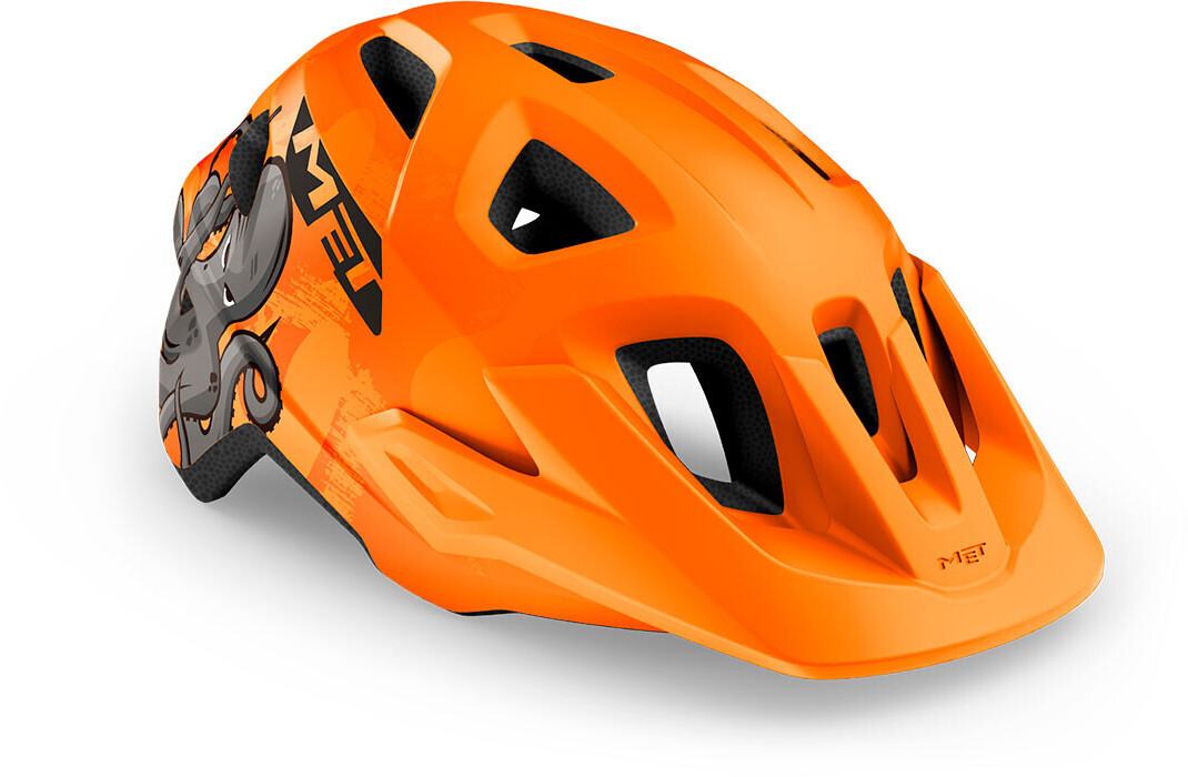 MET Eldar Helmet orange octopus