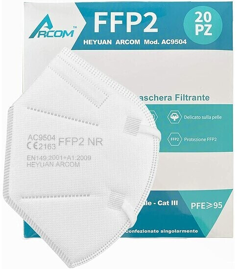 arcom ARCOM FFP2 Atemschutzmaske 20 Stück