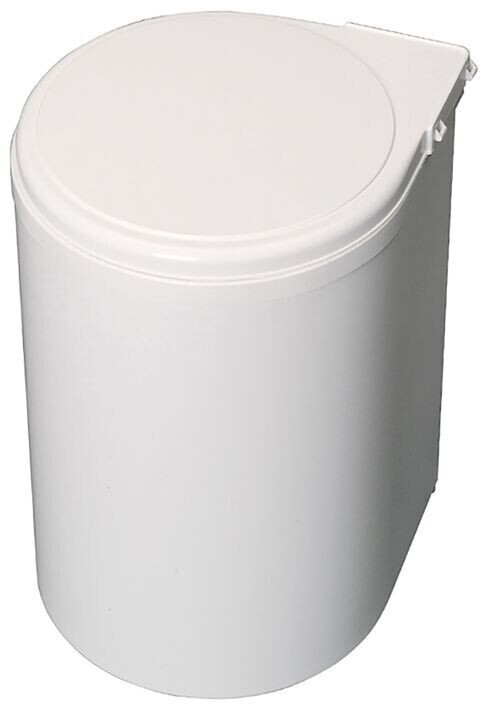 Emuca Poubelle de cuisine avec ouverture automatique 13 L blanc