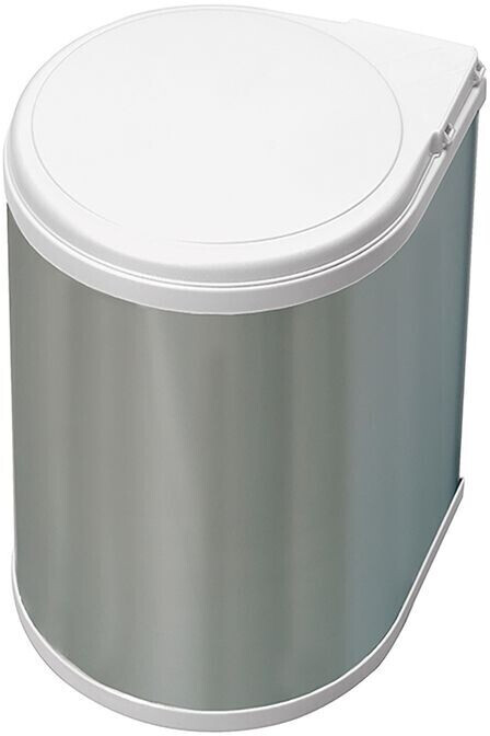 Emuca Poubelle de cuisine avec ouverture automatique 13 L inox