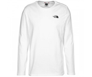 North face long sleeve red box tee top