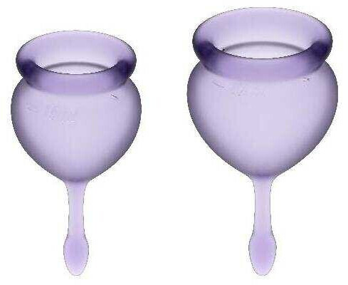 Satisfyer Feel Good Menstrual Cup (15 + 20 ml) violet