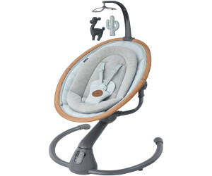 Essential Graphit 6 Monate Maxi-Cosi Cassia Swing Elektrische Babyschaukel für Neugeborene mit Musik 0-9 kg ab Geburt bis ca 