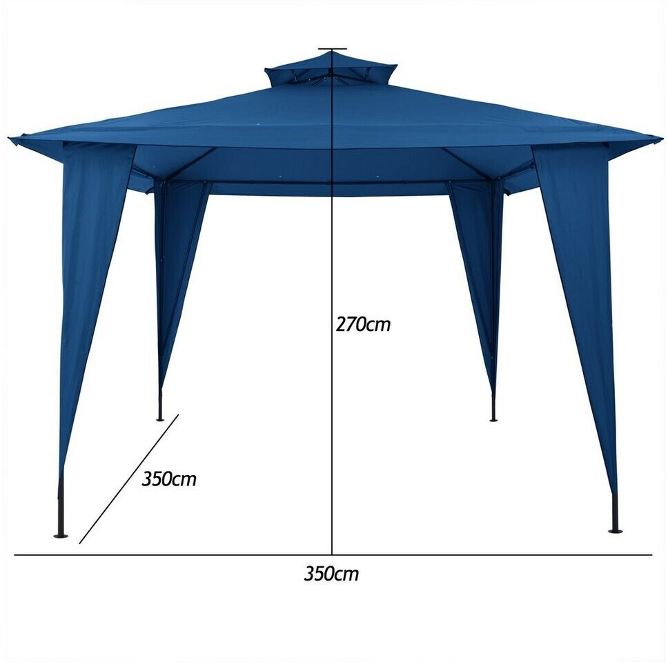 Deuba Sairee 3,5x3,5m Blue