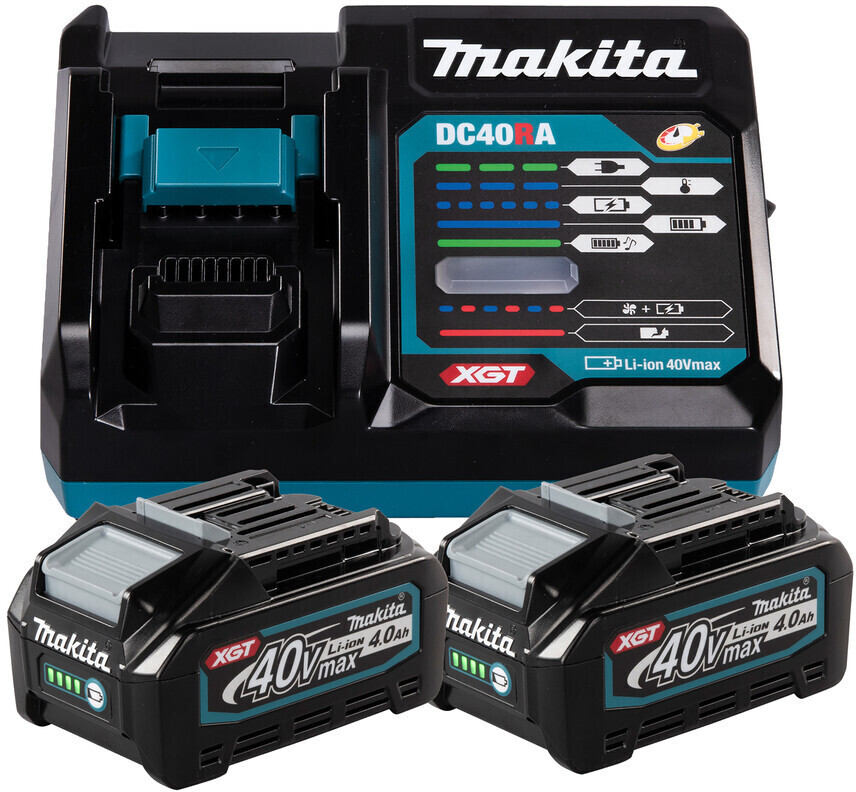 Makita Power Source Kit 40V Ah) bei 4 191L77-9 (2x | ab Preisvergleich 476,87 DC40RA Akku € +BL4040