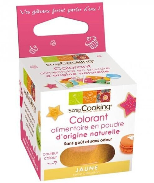 ScrapCooking Colorant alimentaire en poudre jaune (10 g)